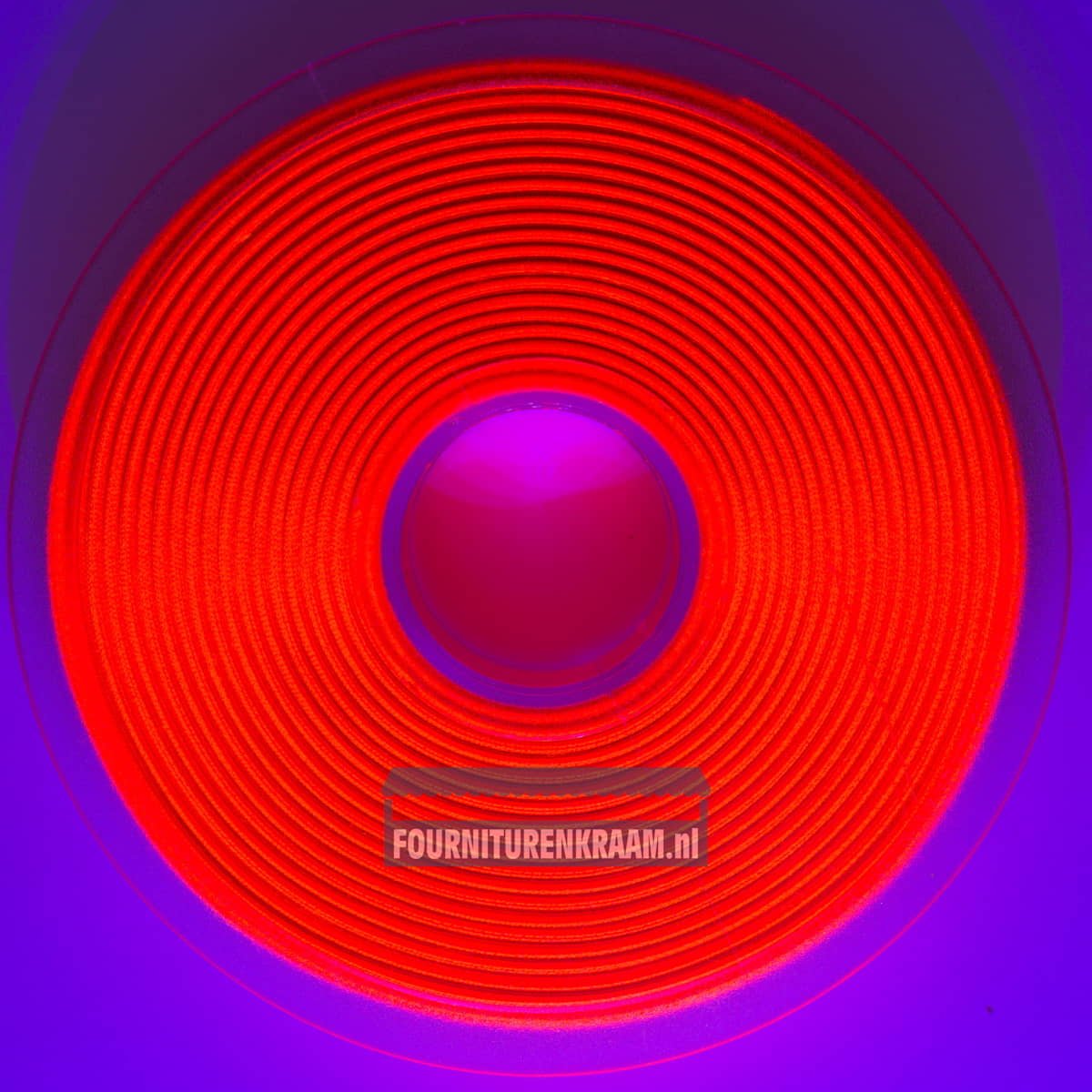 Satijnlint 25 mm | Neon Oranje | 3 meter | Aanbieding rol 25 meter Satijn Lint SL - 25MM - 286 - NEON - ORANJE - ROL - 25M