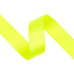 Satijnlint 38 mm | Neon Geel | 3 meter | Aanbieding rol 25 meter Satijn Lint SL - 38MM - 280 - NEON - GEEL - ROL - 25M