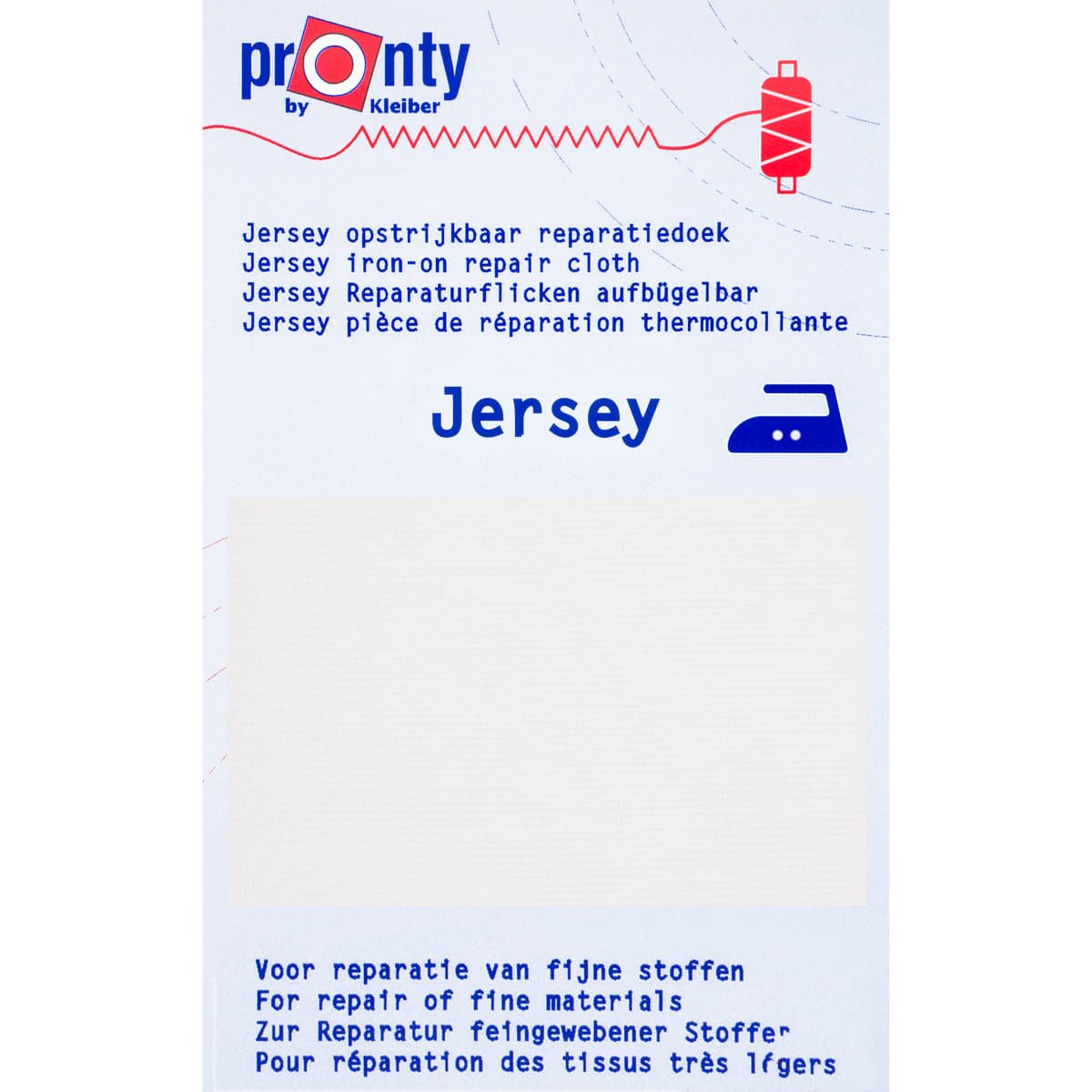 Stretch Reparatiedoek Pronty | ecru | Jersey voor rekbare stoffen 12x45cm Repraratiedoek RPD - PRONTY - JERSEY - ECRU 8714772094977