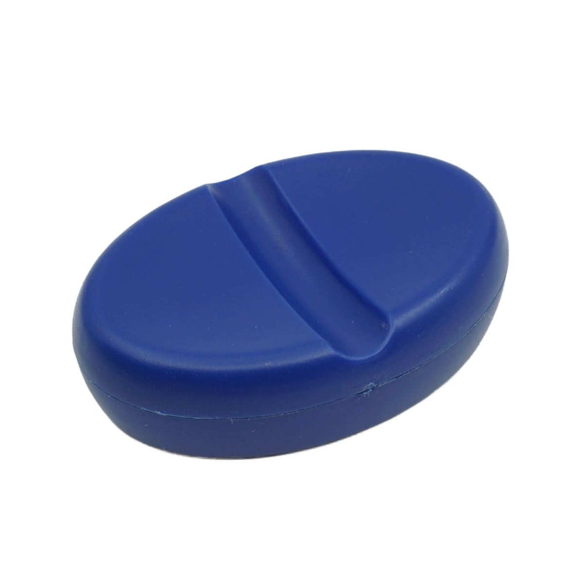 Blauw magnetisch speldenkussen in pilvorm met groef, 11x7cm. 8719987024266 8719987024266