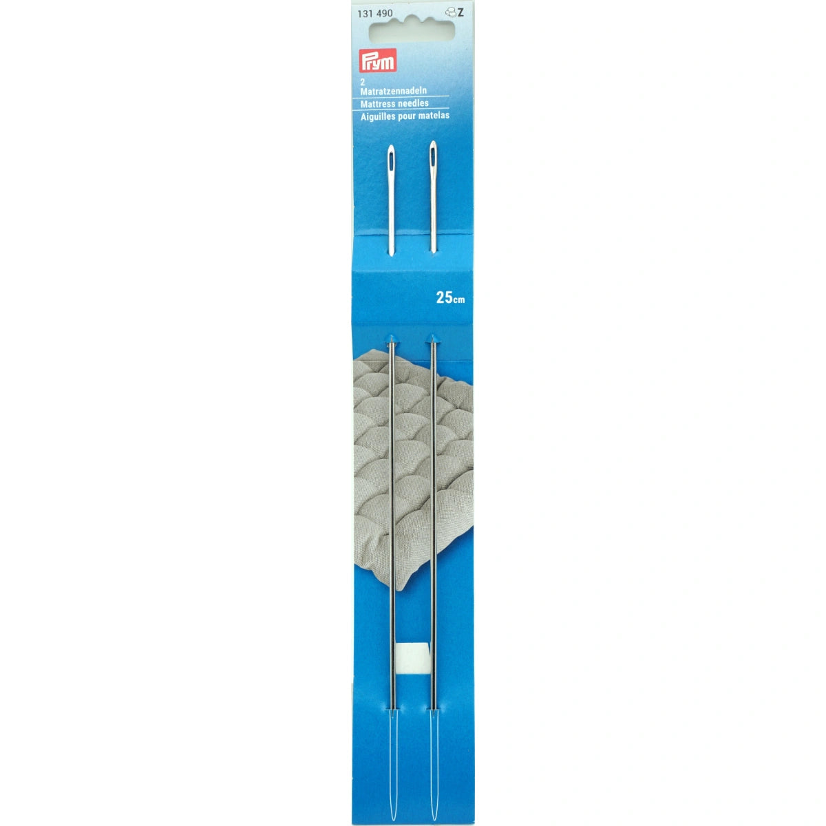 Prym matrasnaalden set van 2 stuks, zilverkleurig, 250mm lang