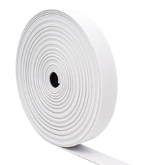 Taille elastiek stevig | 3 cm | wit | rol 25 meter Elastiek TAILLE - ELAS - STEVIG - 3 - WIT - 25M