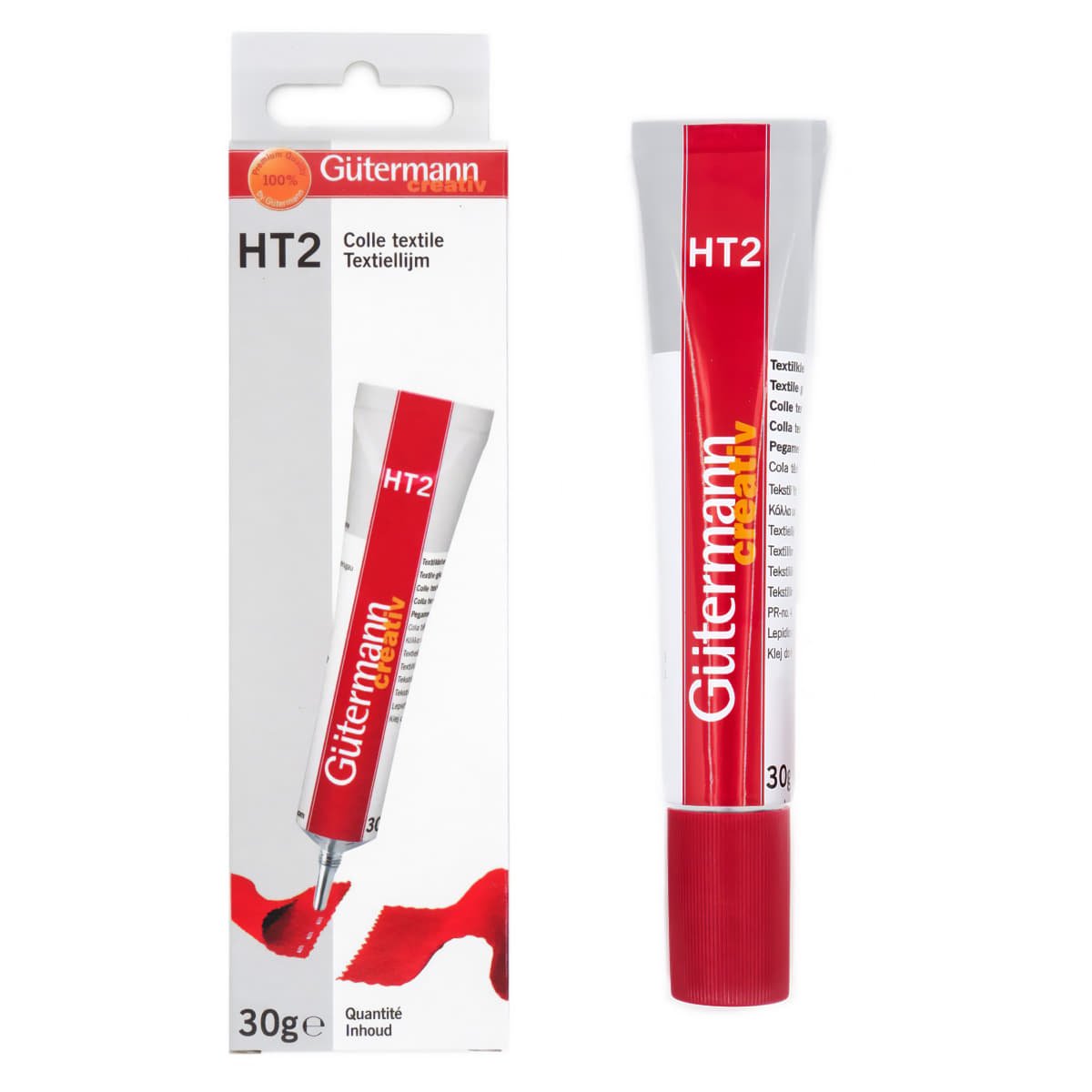 Textiellijm Gütermann HT2 30g | Aanbieding 5 tubes Lijm TEXTIELLIJM - HT2 - 30 - 5PACK 4029394302169