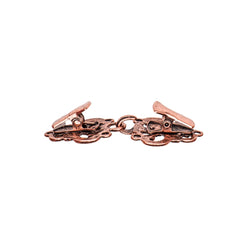 Vestsluiting - Vestclip rosé goud klassiek met haak en oog 66x28mm Vestsluiting VESTCLIPS - KLASIEK - ROSE - GOUD