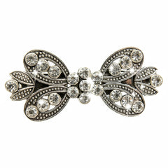 Vestsluiting zilver met strass steentjes haak en oog 57x25mm Vestsluiting VSL - LUXE - STRAS - 3