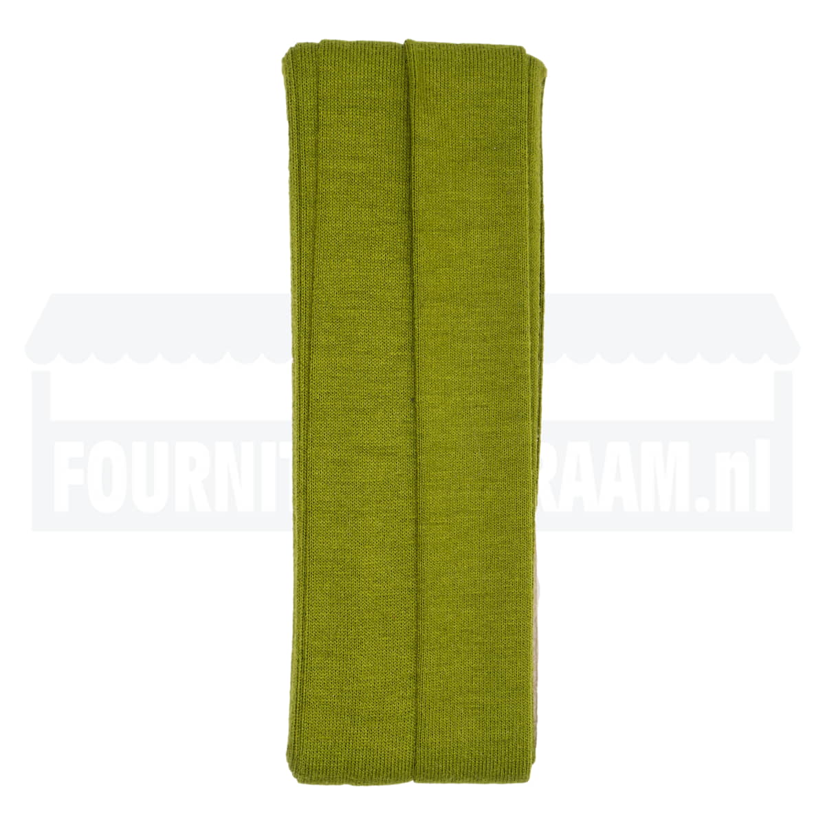 Biaisband | Tricot | elastisch 20 mm | 3 meter | mos groen Biaisband BB-TRICOT-2CM-430-MOS GROEN - Fourniturenkraam.nl