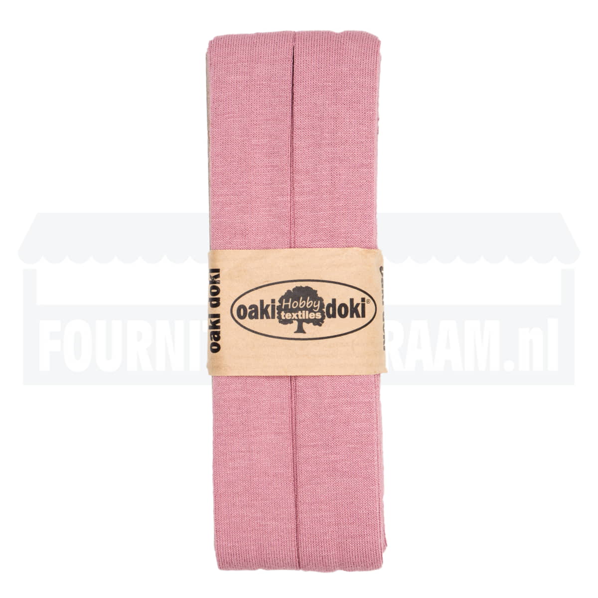 Biaisband | Tricot | elastisch 20 mm | 3 meter | oud roze Biaisband BB-TRICOT-2CM-013-OUD ROZE - Fourniturenkraam.nl