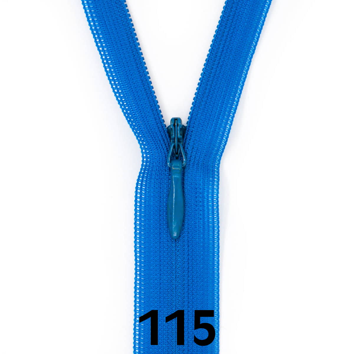 Blinde rits 22 cm | YKK | 115 blauw RITS-BLD-22-YKK-115-BLAUW - Fourniturenkraam.nl