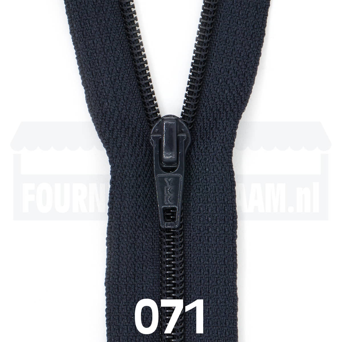 Broekrits | nylon spiraal | 20 cm | YKK | 071 extra donkerblauw Rits RITS-BROEK-SPIRAAL-4.5-20CM-071-EXTRA-DONKERBLAUW - Fourniturenkraam.nl