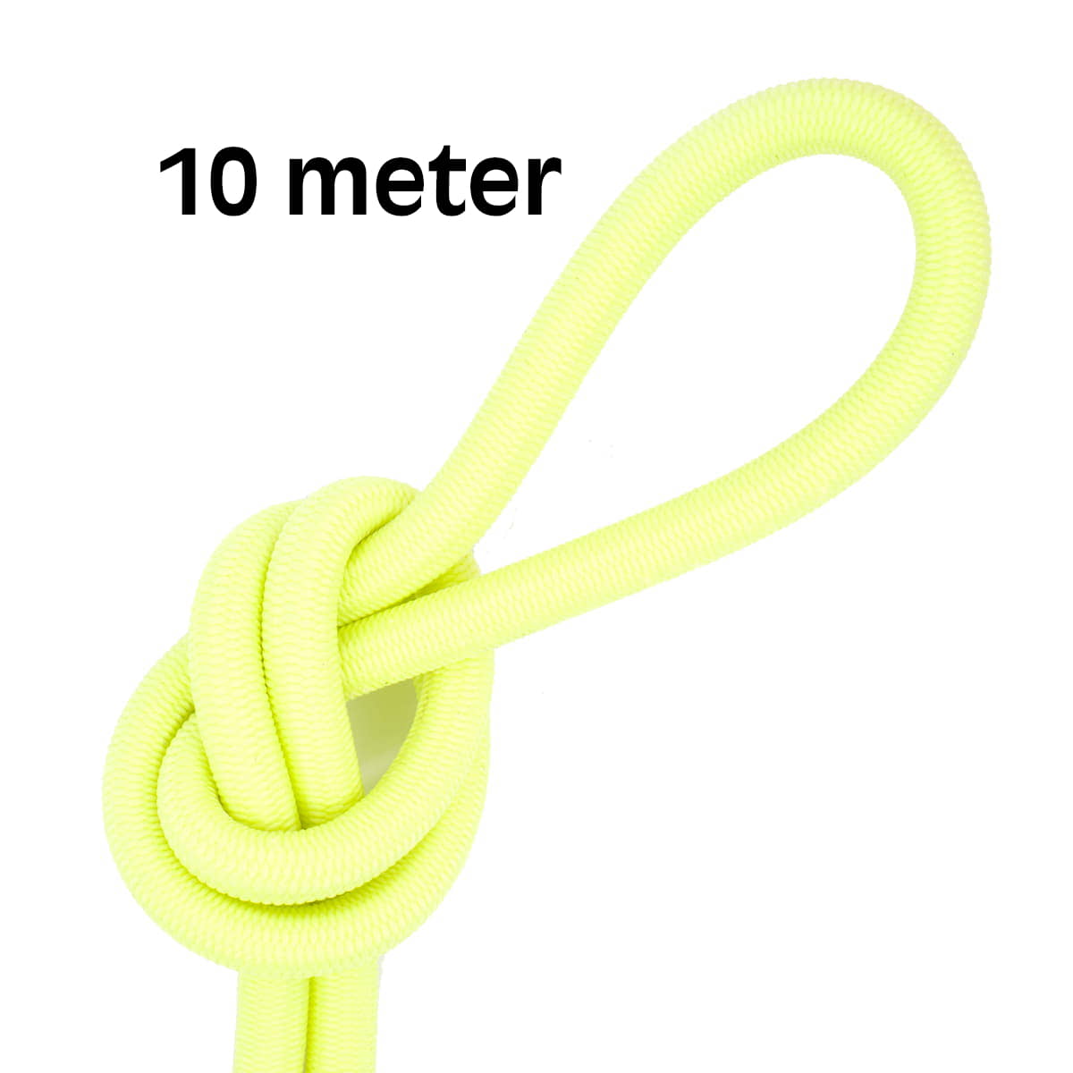 Elastisch koord 8 mm fluor geel - aanbieding 10 meter elastisch koord EK-8MM-GEEL-10M - Fourniturenkraam.nl