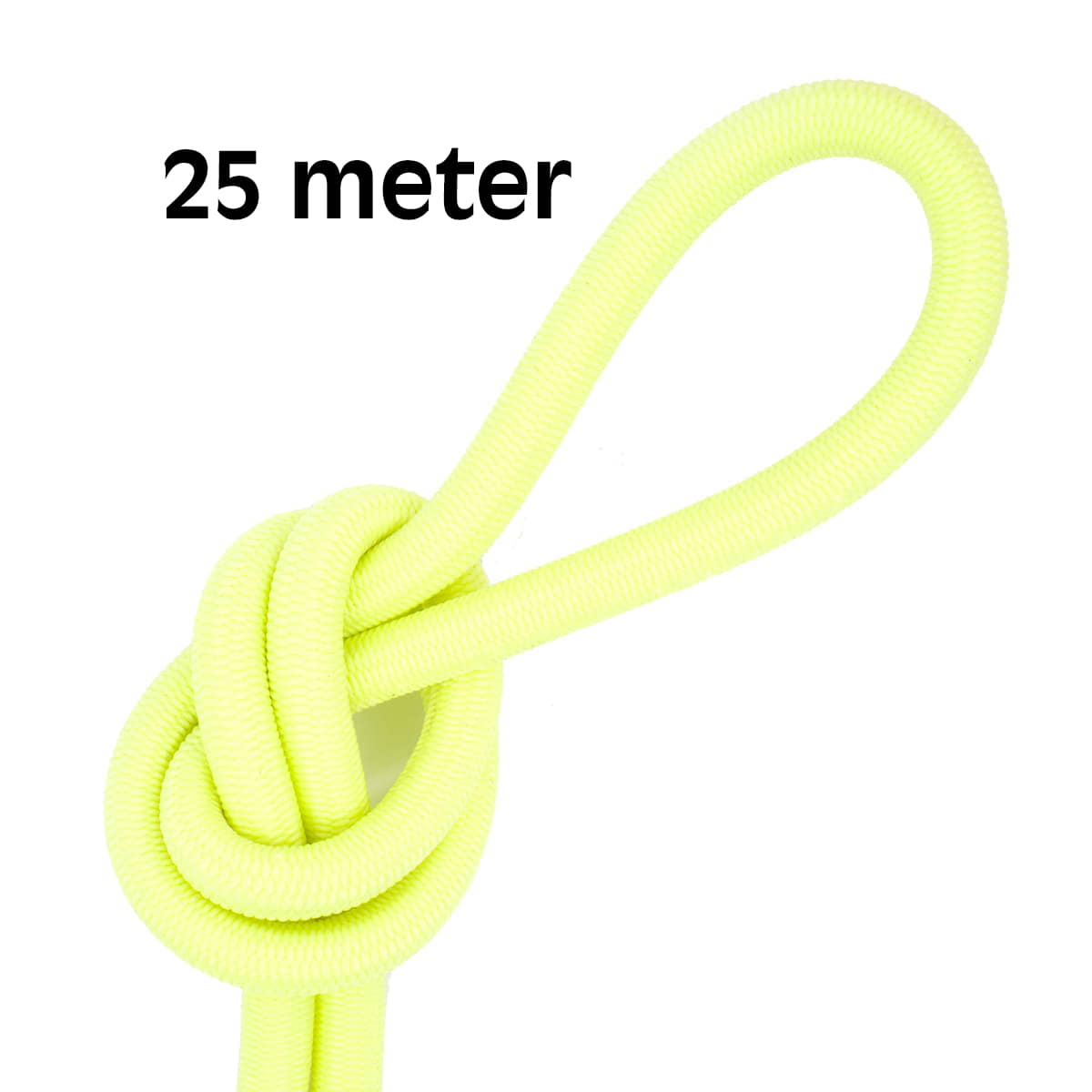 Elastisch koord 8 mm fluor geel -aanbieding 25 meter elastisch koord EK-8MM-GEEL-25M - Fourniturenkraam.nl