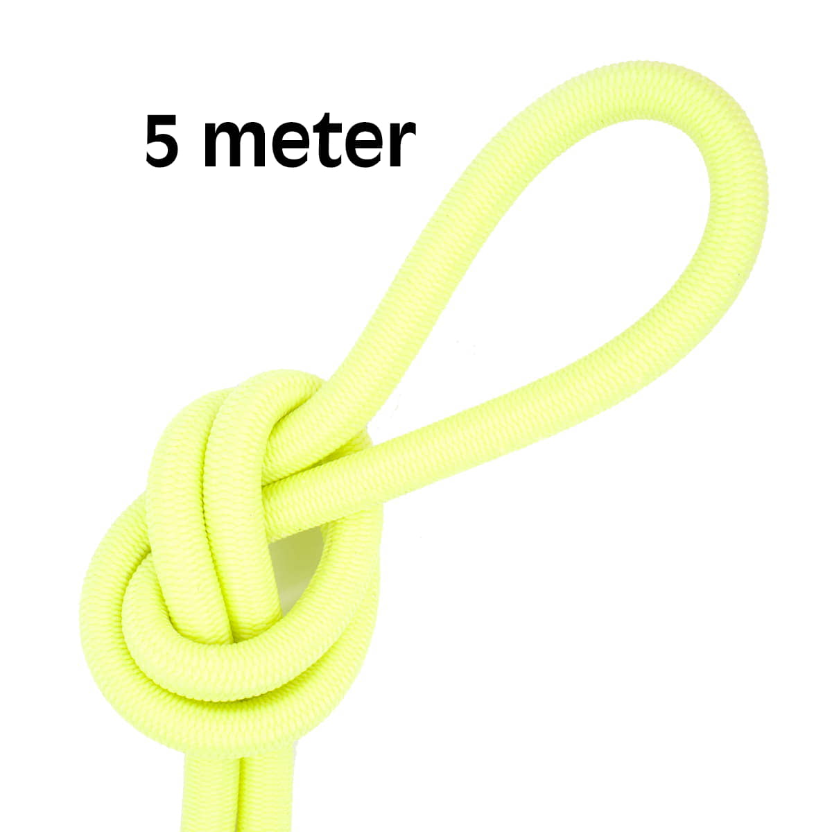 Elastisch koord 8 mm fluor geel - aanbieding 5 meter elastisch koord EK-8MM-GEEL-5M - Fourniturenkraam.nl