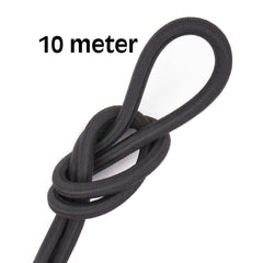 Elastisch koord 8 mm zwart - aanbieding 10 meter elastisch koord EK-8MM-ZWART-10M - Fourniturenkraam.nl