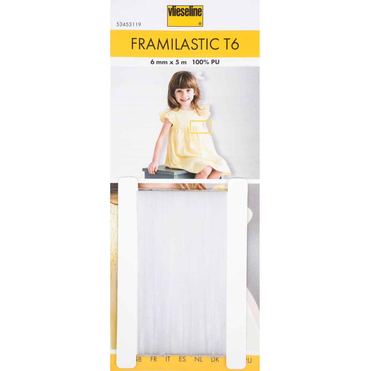 Framilastic T6 smockband - Vlieseline Naadband VLIESELINE-FRAMILASTIC-T6 4008983401612 - Fourniturenkraam.nl