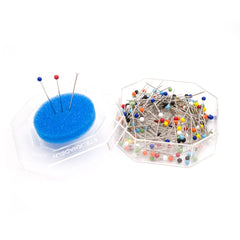 Glaskop spelden 30 mm lang - 240 stuks Spelden GLASKOP - SPELDEN - 30 - KUSSEN