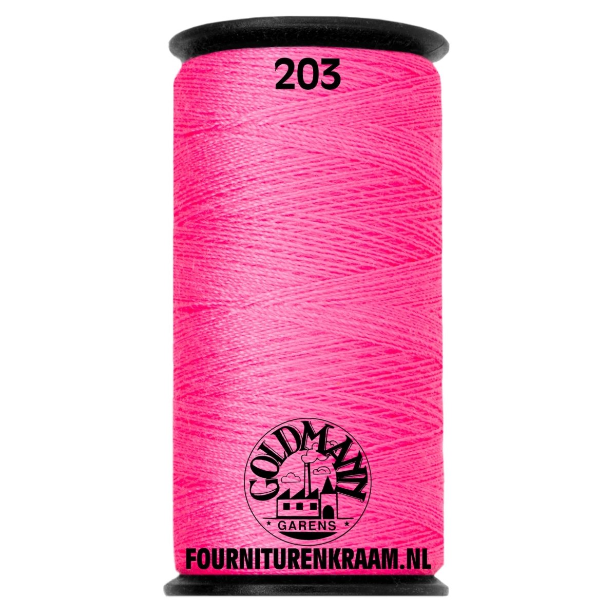 Goldmann garen 200m - 203 fluor roze Garen GOLDMANN-GAREN-200M-203 - Fourniturenkraam.nl