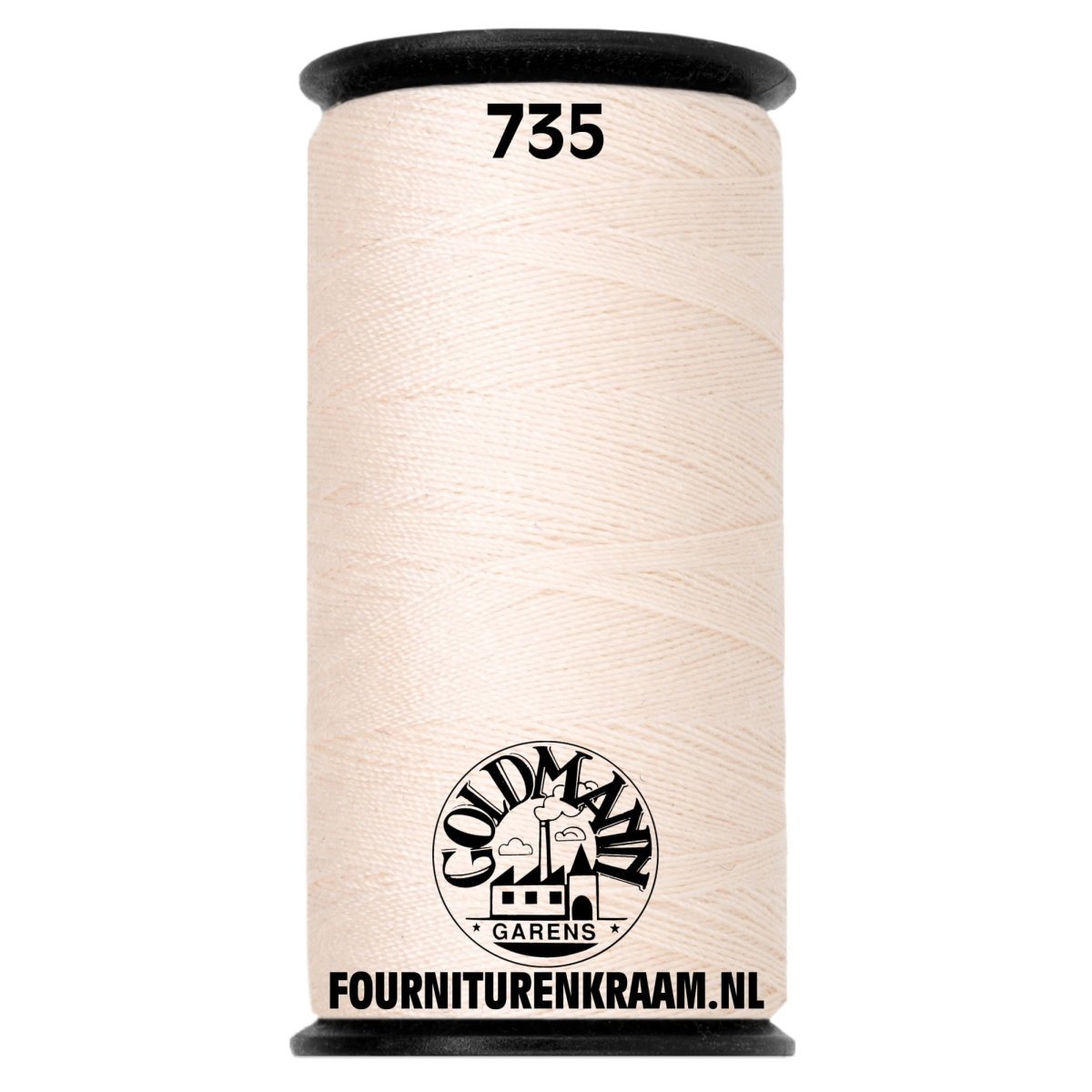 Goldmann garen 200m - 735 licht creme GOLDMANN-GAREN-200M-735 2407735 - Fourniturenkraam.nl