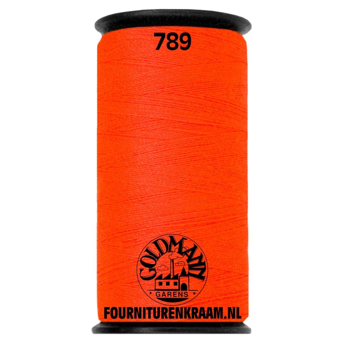 Goldmann garen 200m - 789 fluor oranje Garen GOLDMANN-GAREN-200M-789 - Fourniturenkraam.nl