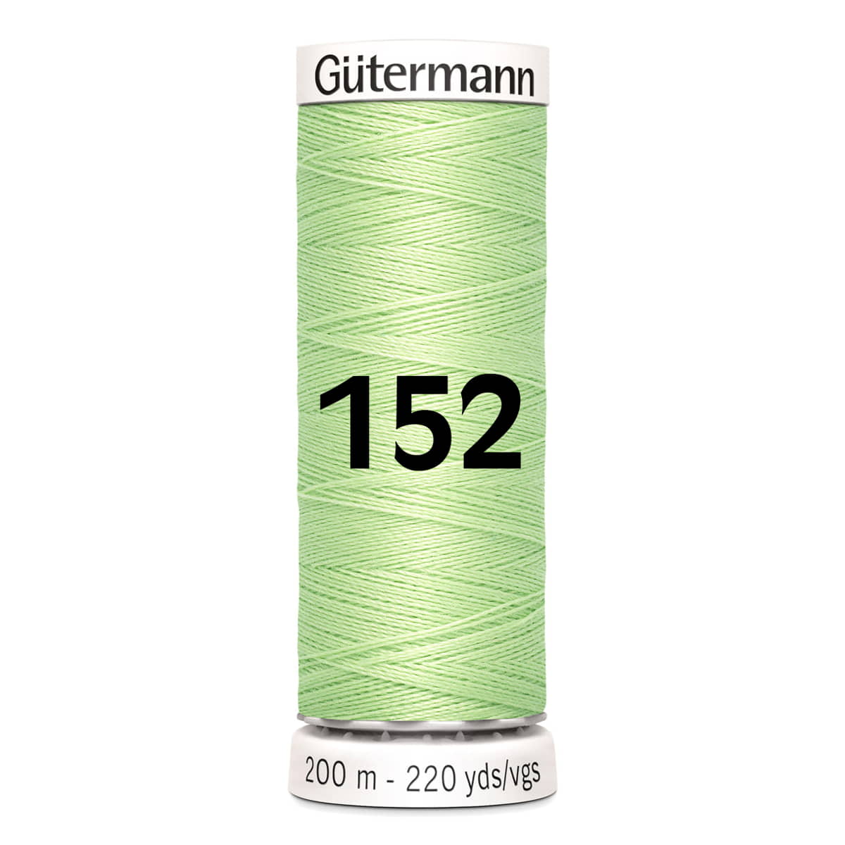 Gutermann garen | 200m | 152 licht groen naaigaren GM-200-152-LICHT-GROEN - Fourniturenkraam.nl