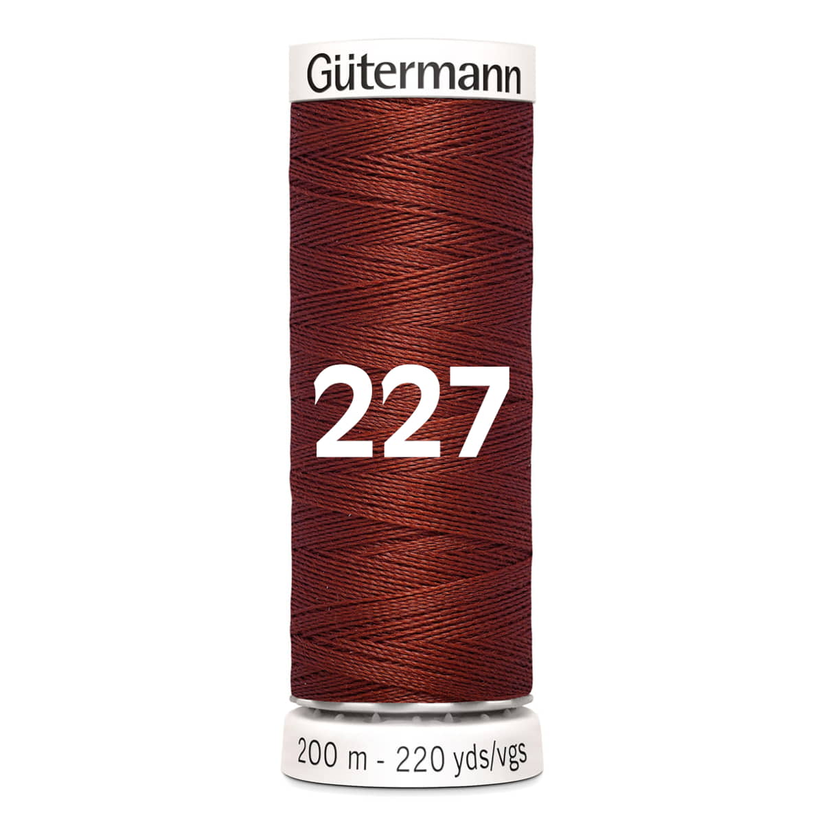 Gutermann garen | 200m | 227 bruin rood naaigaren GM-200-227-BRUIN-ROOD - Fourniturenkraam.nl