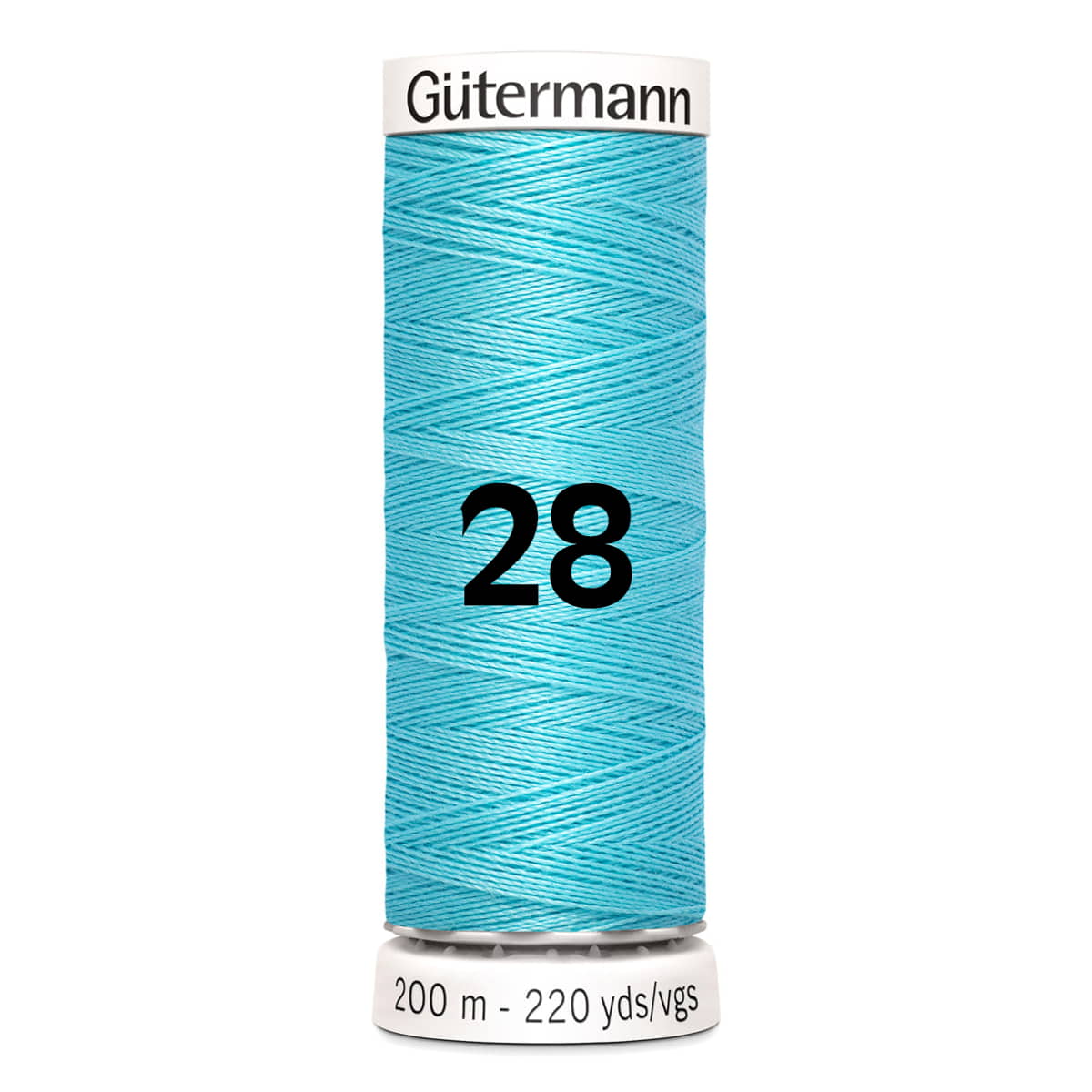 Gutermann garen | 200m | 28 turquoise naaigaren GM-200-28-TURQUOISE - Fourniturenkraam.nl
