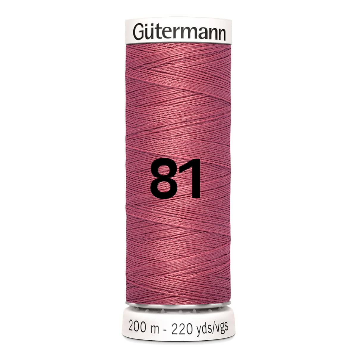 Gutermann garen | 200m | 81 rose rood naaigaren GM-200-81-ROSE-ROOD - Fourniturenkraam.nl
