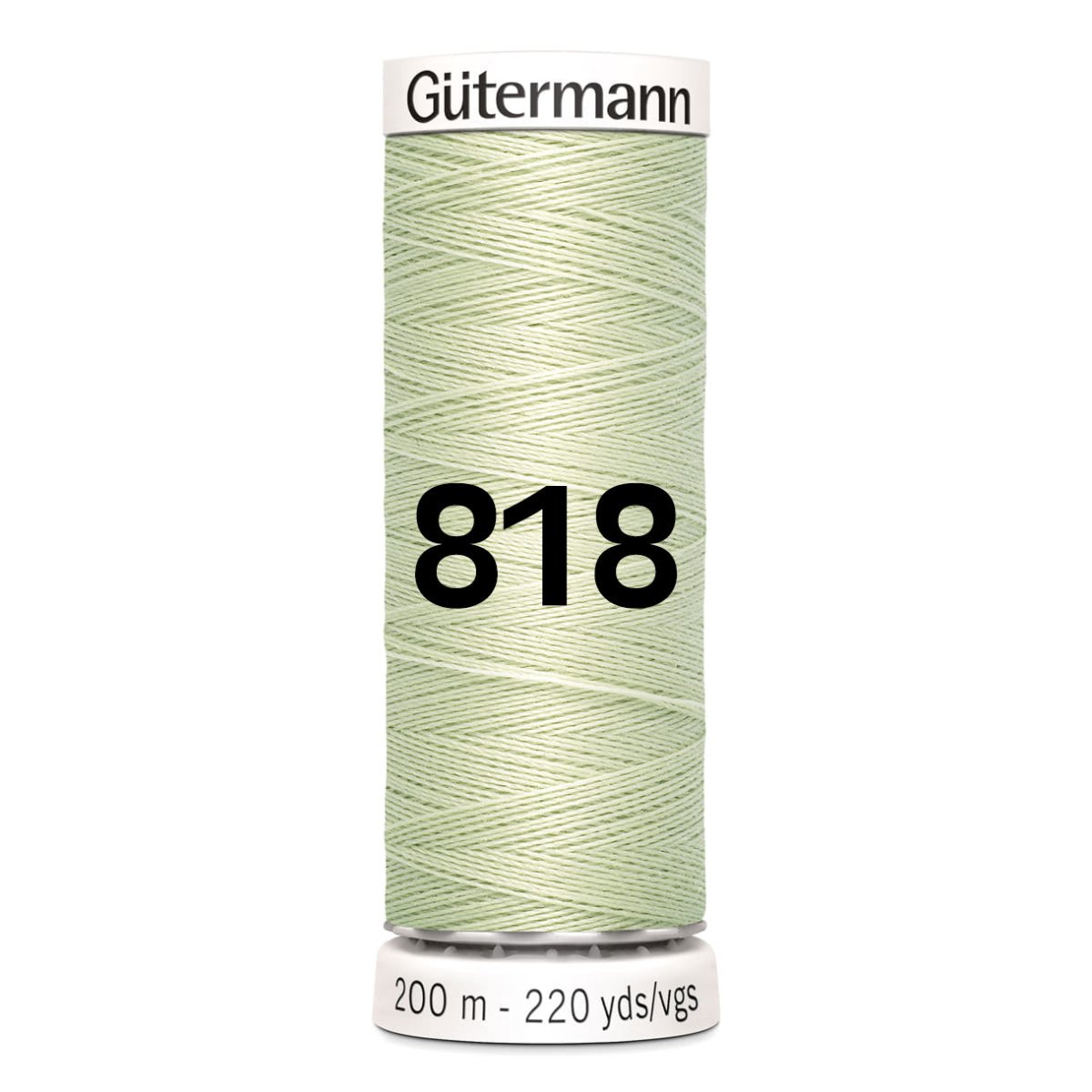 Gutermann garen | 200m | 818 licht linde groen naaigaren GM-200-818-LICHT-LINDE-GROEN - Fourniturenkraam.nl