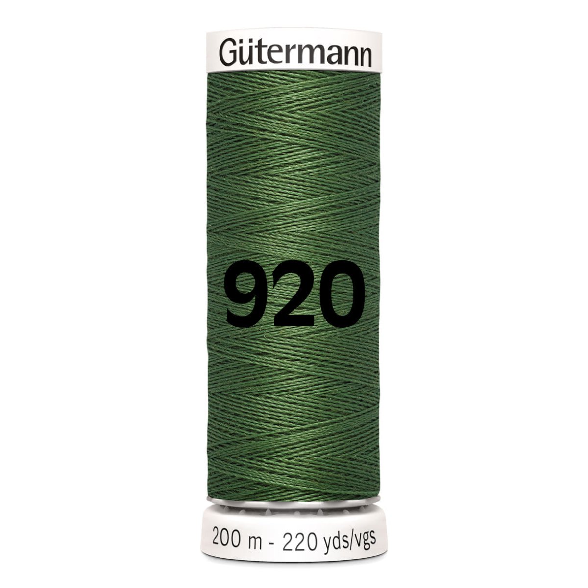 Gutermann garen | 200m | 920 legergroen naaigaren GM-200-920-LEGERGROEN - Fourniturenkraam.nl
