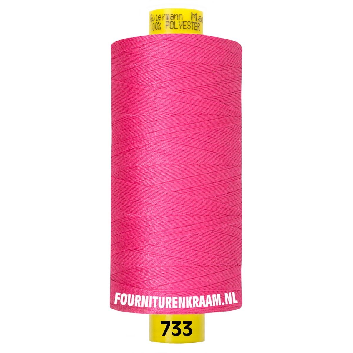 Gütermann garen Mara 1000 meter - 733 hard roze Garen GUTERMANN-MARA-1000-733 0252213 - Fourniturenkraam.nl