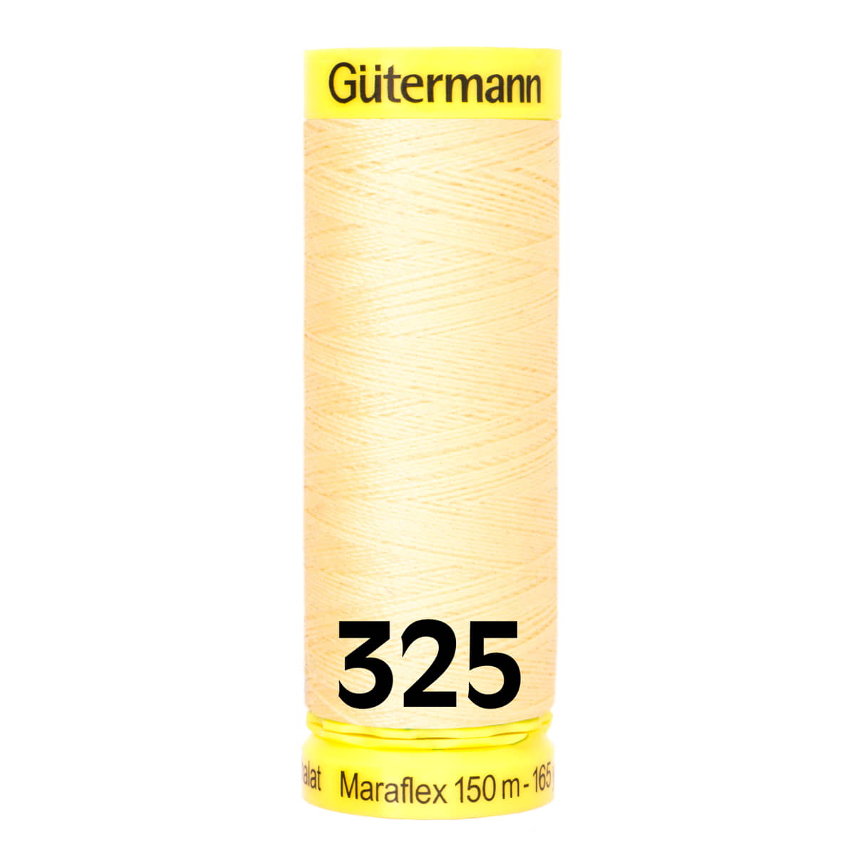 Gütermann MaraFlex 150m - 325 licht geel GUTERMANN-MARAFLEX-150-325 4029394998881 - Fourniturenkraam.nl