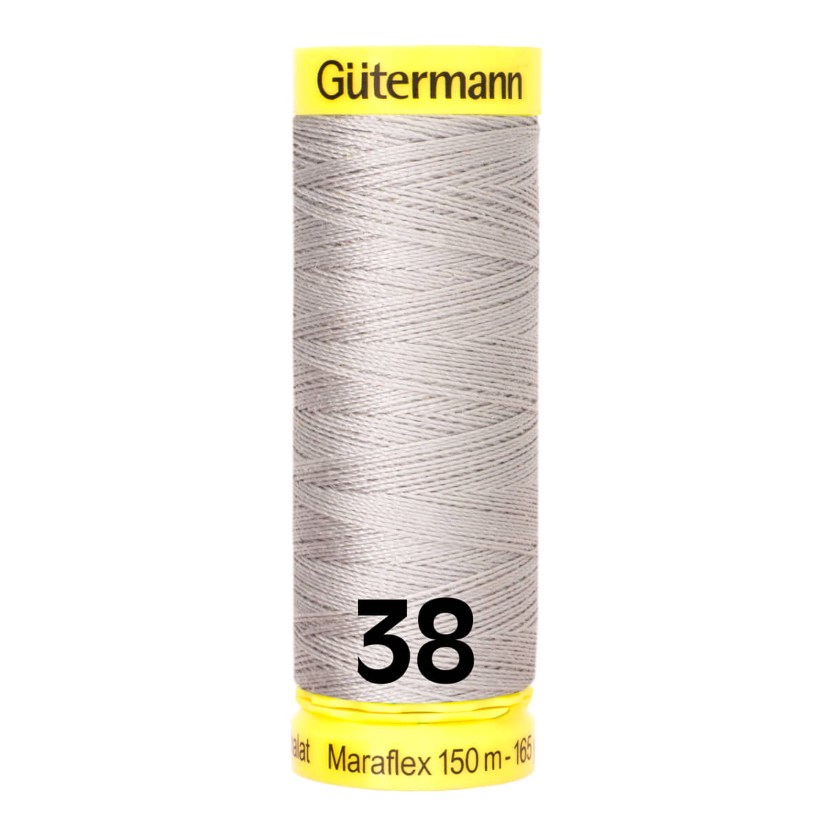 Gütermann MaraFlex 150m - 38 licht grijs GUTERMANN-MARAFLEX-150-38 4029394998799 - Fourniturenkraam.nl