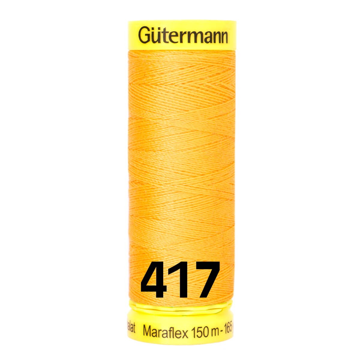 Gütermann MaraFlex 150m - 417 ei geel GUTERMANN-MARAFLEX-150-417 4029394998690 - Fourniturenkraam.nl