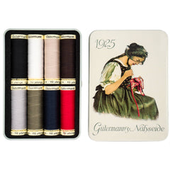Gütermann Nostalgie Box basis kleuren - 1925 naaigaren GM-NOSTALGIA-1925-640950 4029394681813 - Fourniturenkraam.nl