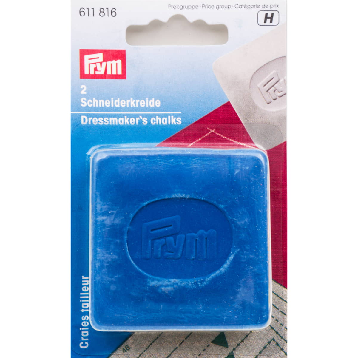 Kleermakerskrijt blauw geel | Prym 611816 | 2 stuks PRYM611816 4002276118164