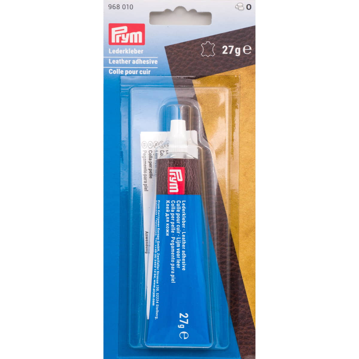 Lijm voor leer - Prym 968010 - 27 gram PRYM968010 4049909680100