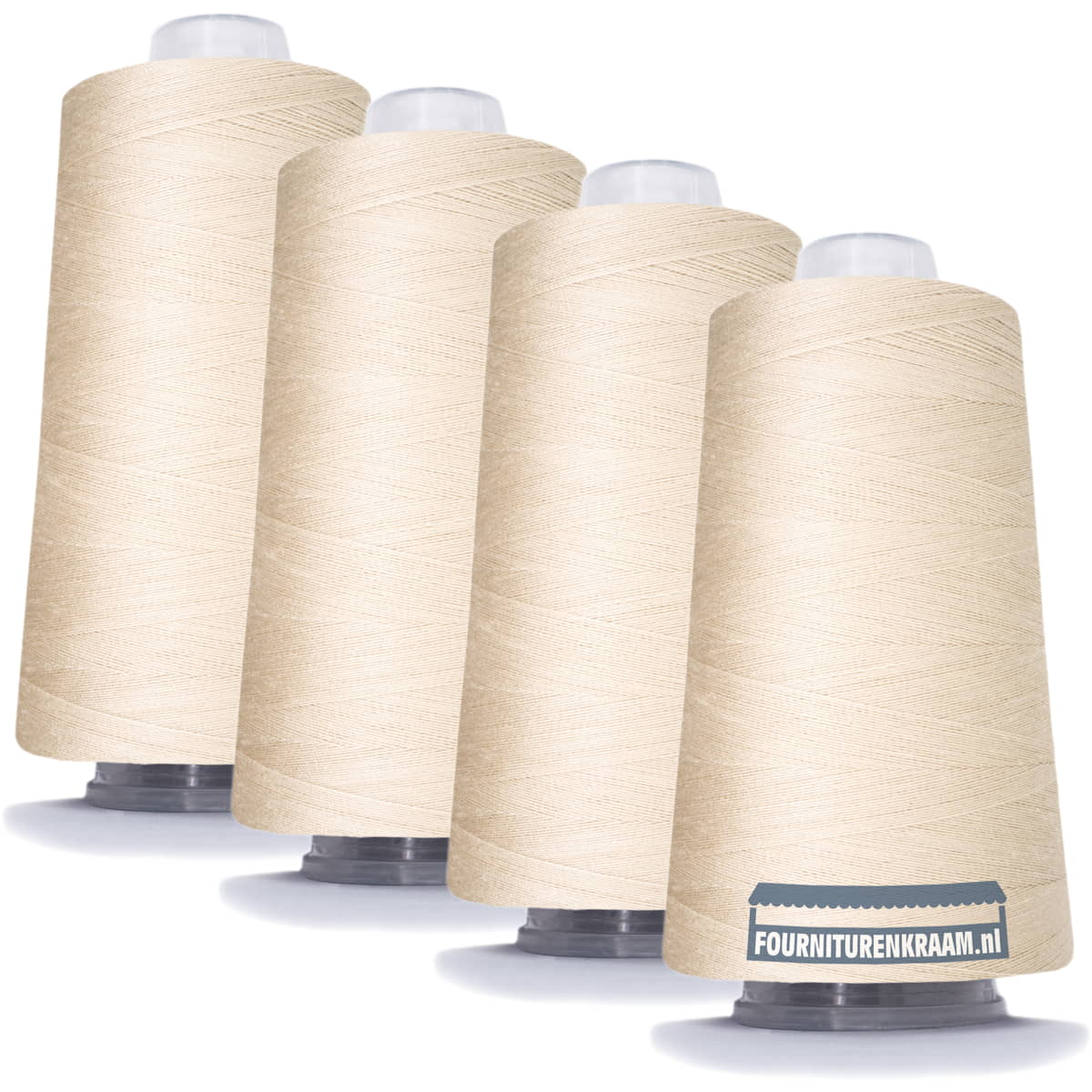 Lockgaren Licht Beige - Premium Huismerk aanbieding set van 4 LOCKGAREN-FK-SET4-354-LIGHT-BEIGE - Fourniturenkraam.nl