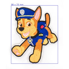 Paw Patrol - Chase Politiehond Strijk Applicatie Applicatie 36512 - Fourniturenkraam.nl