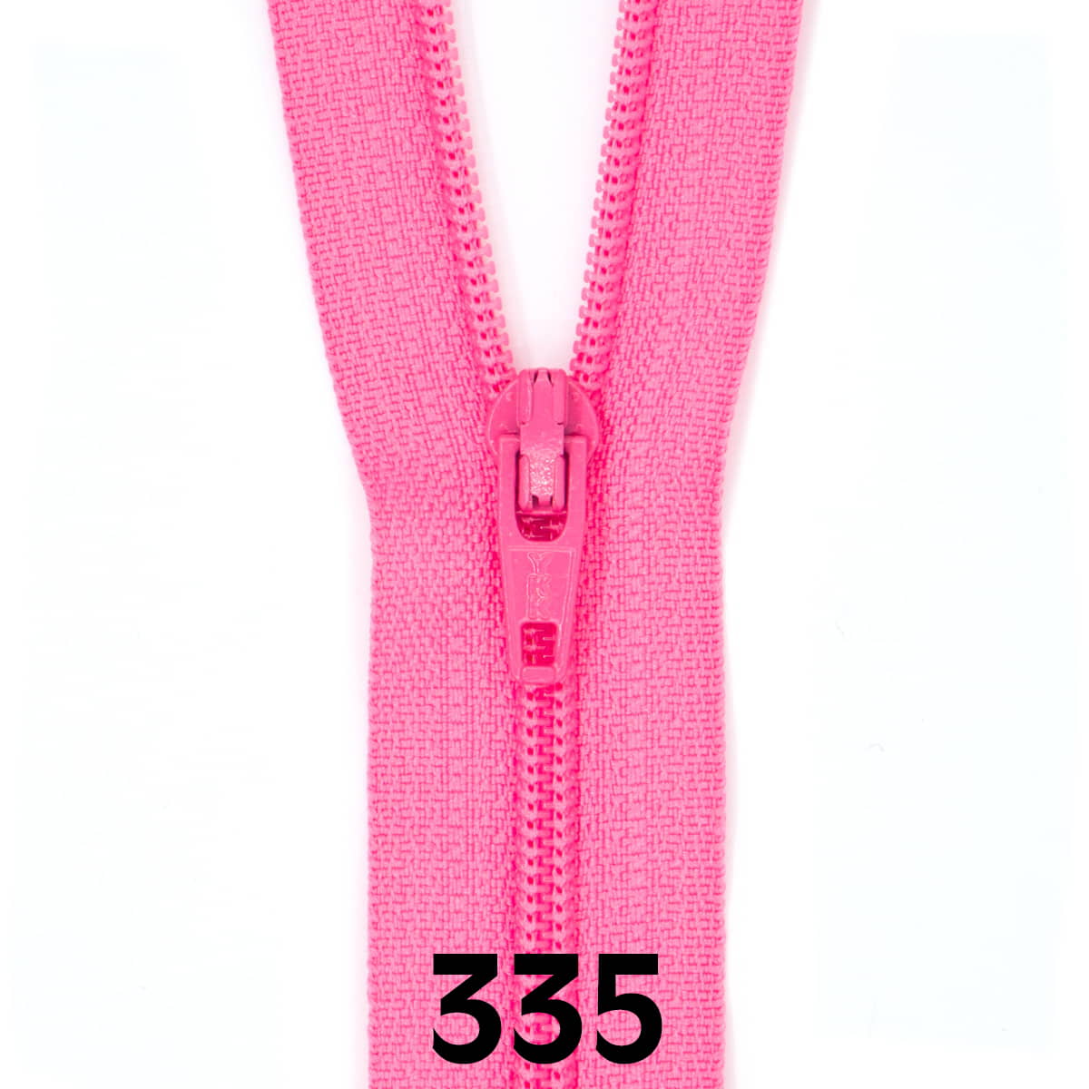 Rits 25 cm | YKK spiraal 3 | 335 roze Rits RITS-YKK-3-25CM-335-ROZE