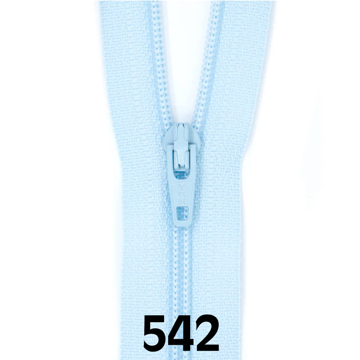 Rits 25 cm | YKK spiraal 3 | 542 lichtblauw Rits RITS-YKK-3-25CM-542-LICHTBLAUW