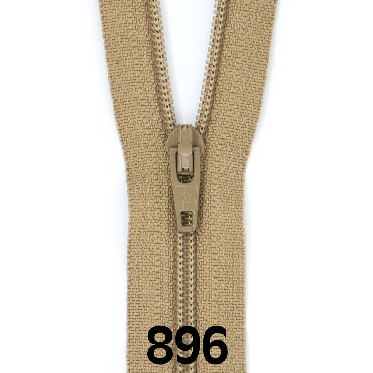 Rits 50 cm | YKK spiraal 3 | 896 leger beige Rits RITS-YKK-3-50CM-896-LEGER BEIGE