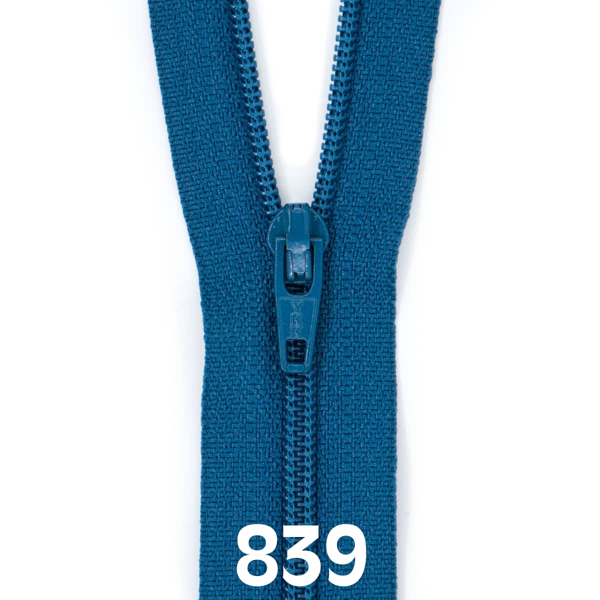 Rits 60 cm | YKK spiraal 3 | 839 jeans blauw Rits RITS-YKK-3-60CM-839-JEANS BLAUW