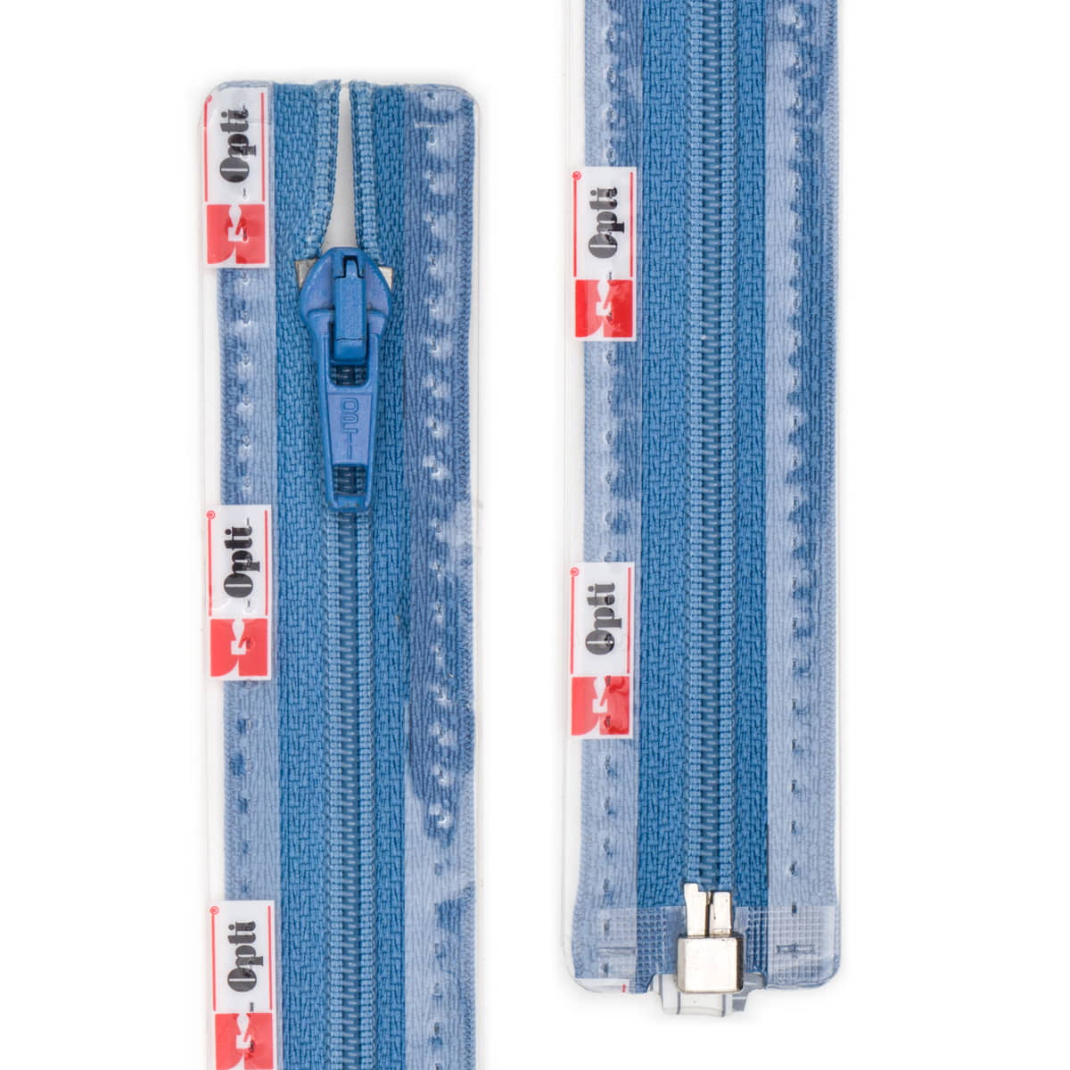 Rits deelbaar | Opti | spiraal S60 | 30 cm | 235 aqua blauw Rits OPTI-D-S60-30 CM-235-AQUA BLAUW - Fourniturenkraam.nl