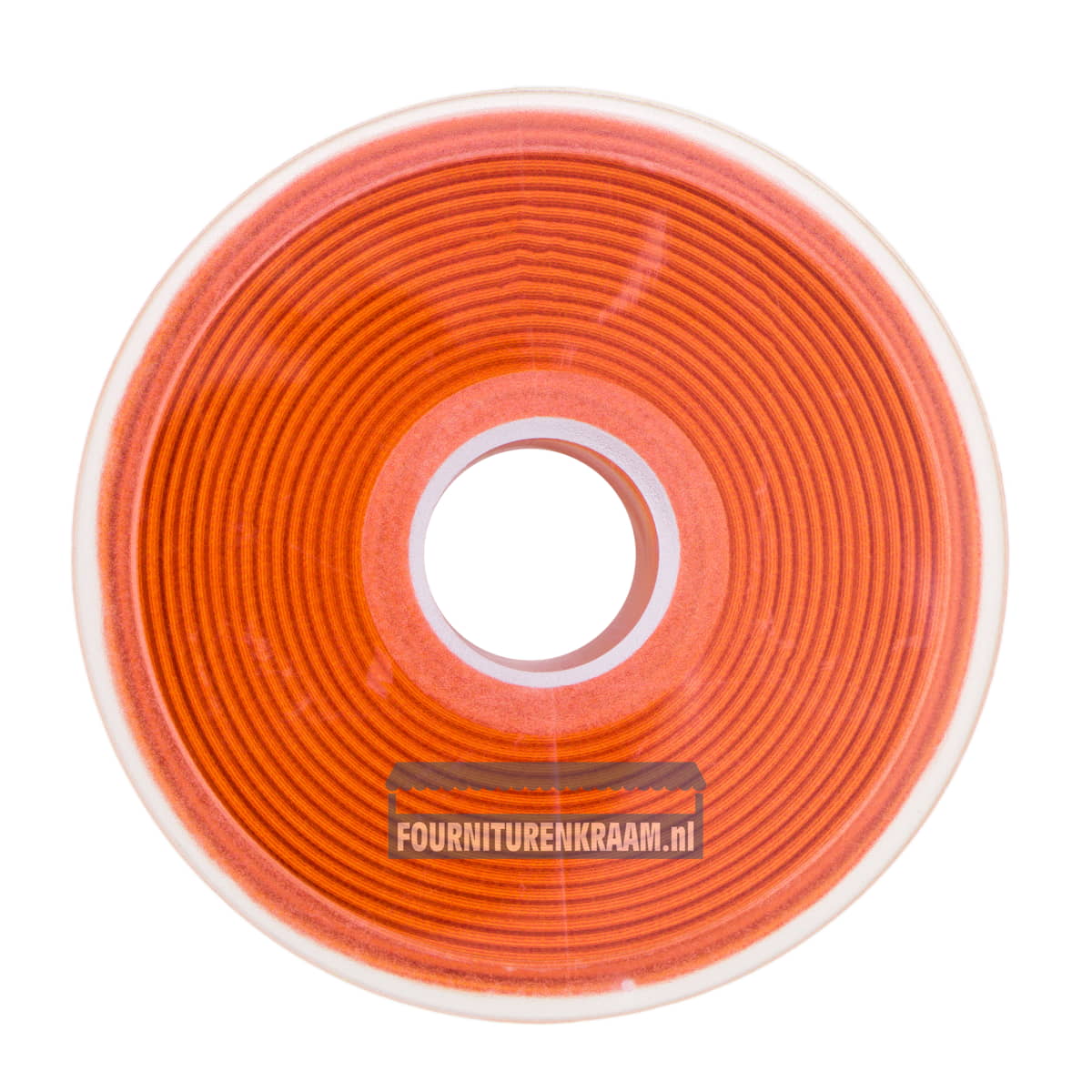 Satijn Lint Oranje 38 mm - Aanbieding rol 25 meter Satijn Lint SL-38MM-219-ORANJE-ROL-25M - Fourniturenkraam.nl