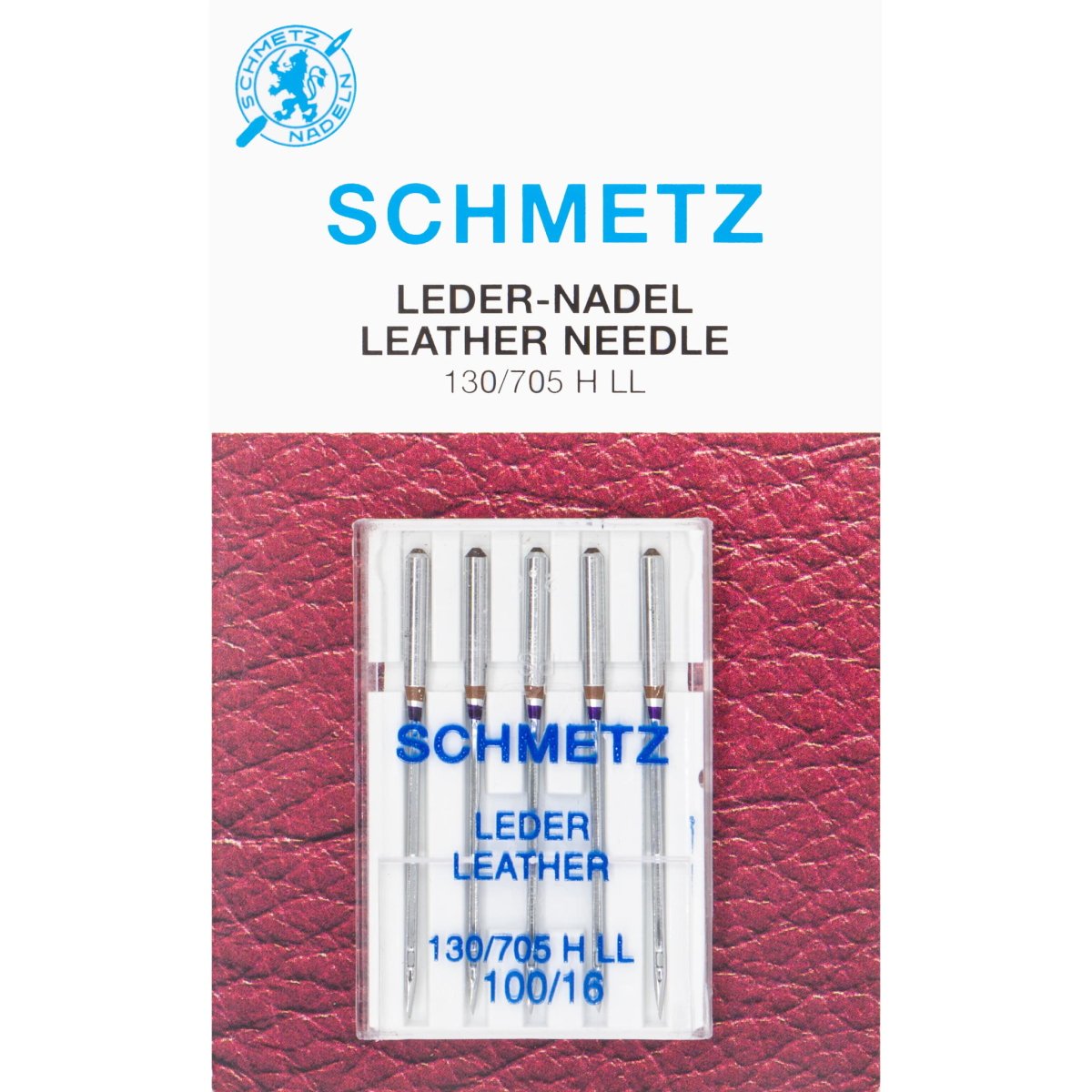 Schmetz Leer 100 Naaimachine naalden SMZ-LETHER-100 4006589001090 - Fourniturenkraam.nl