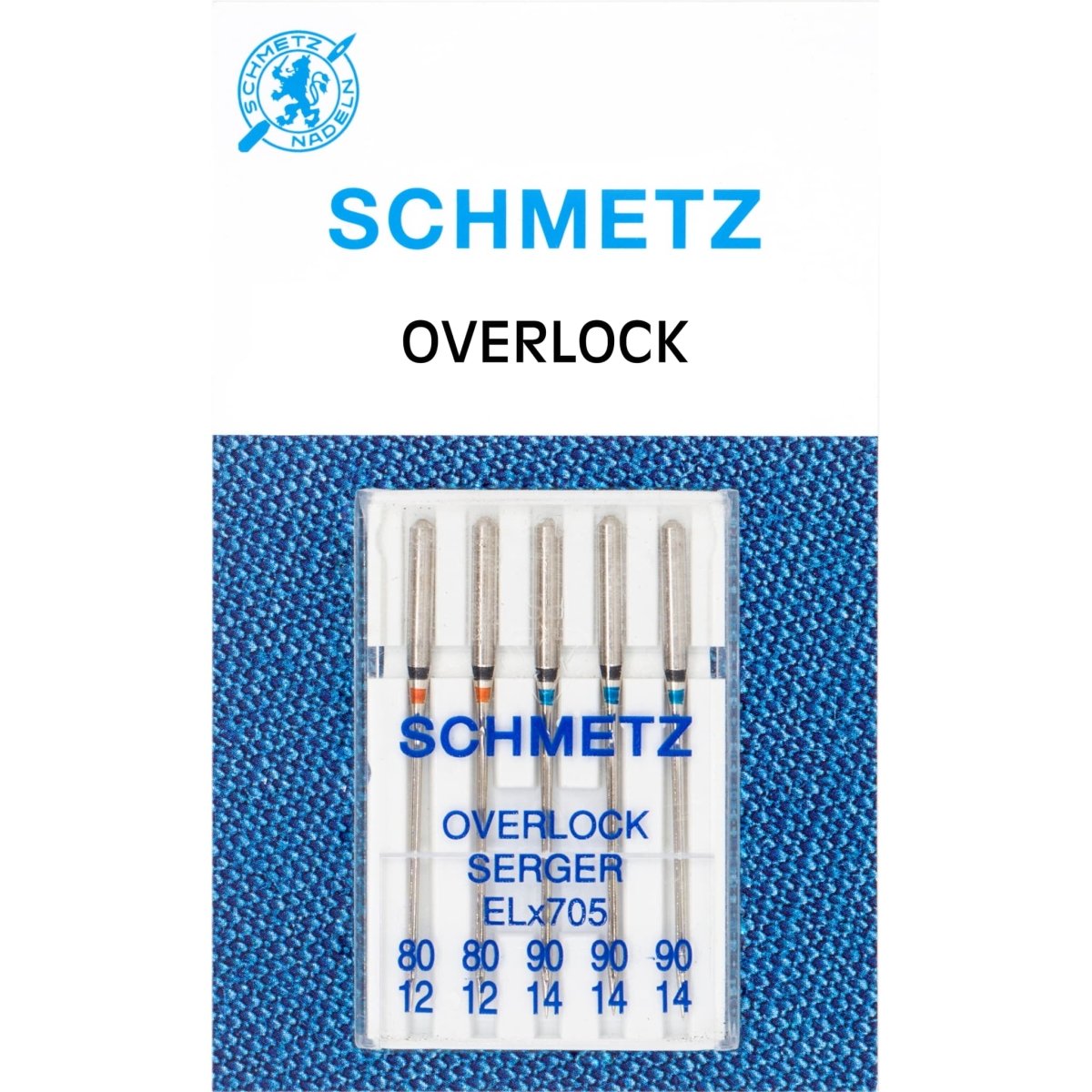 Schmetz Overlock 80 90 Naaimachine naalden SMZ-OVERLOCK-80-90 - Fourniturenkraam.nl