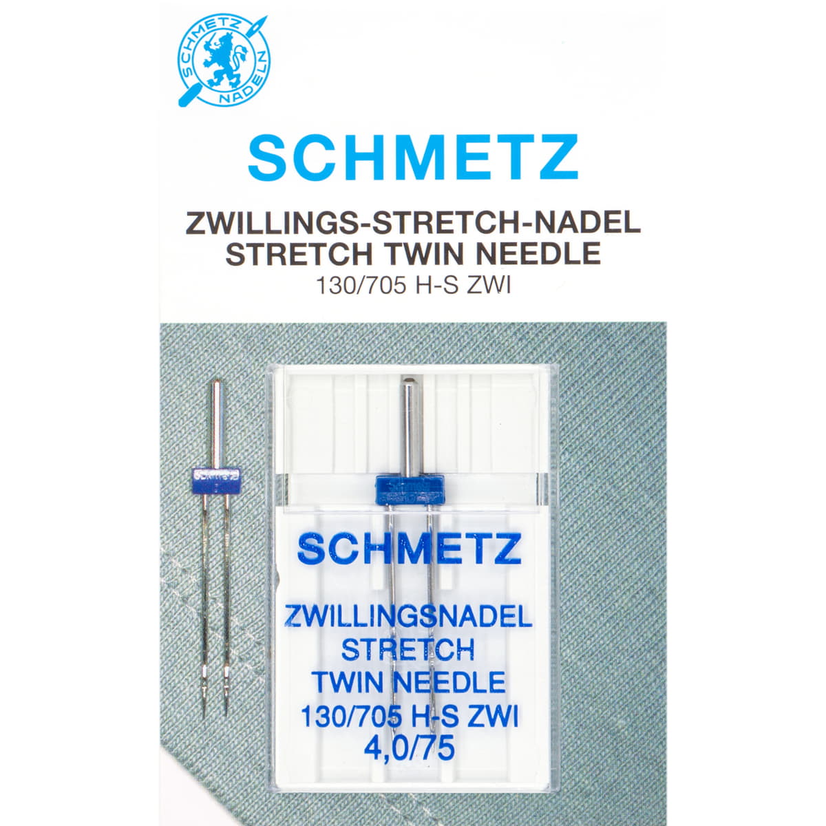 Schmetz Tweeling | 4 mm breed | Stretch 75 naaimachine naalden Naaimachine naalden SCHMETZ - TWIN - STRETCH - 75 - 4 4006589001632