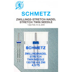 Schmetz Tweeling | 4 mm breed | Stretch 75 naaimachine naalden Naaimachine naalden SCHMETZ - TWIN - STRETCH - 75 - 4 4006589001632