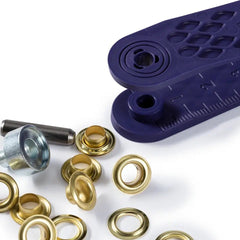 Zeilringen Prym messing goud 5mm 40 stuks met stempels Zeilringen - Nestelringen PRYM - 542411 4002275424112