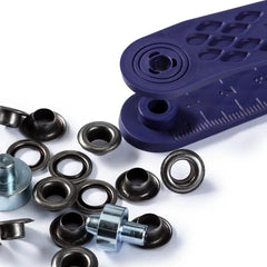 Zeilringen set Prym oud staal 5mm 40 stuks 542412 Zeilringen - Nestelringen PRYM - 542412 4002275424129